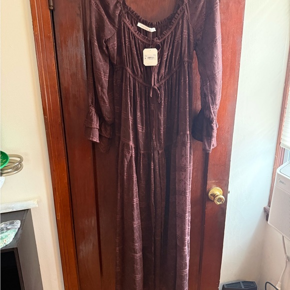 Altar'd State Dresses & Skirts - Altar'd State Chocolate Brown Boho Maxi Dress